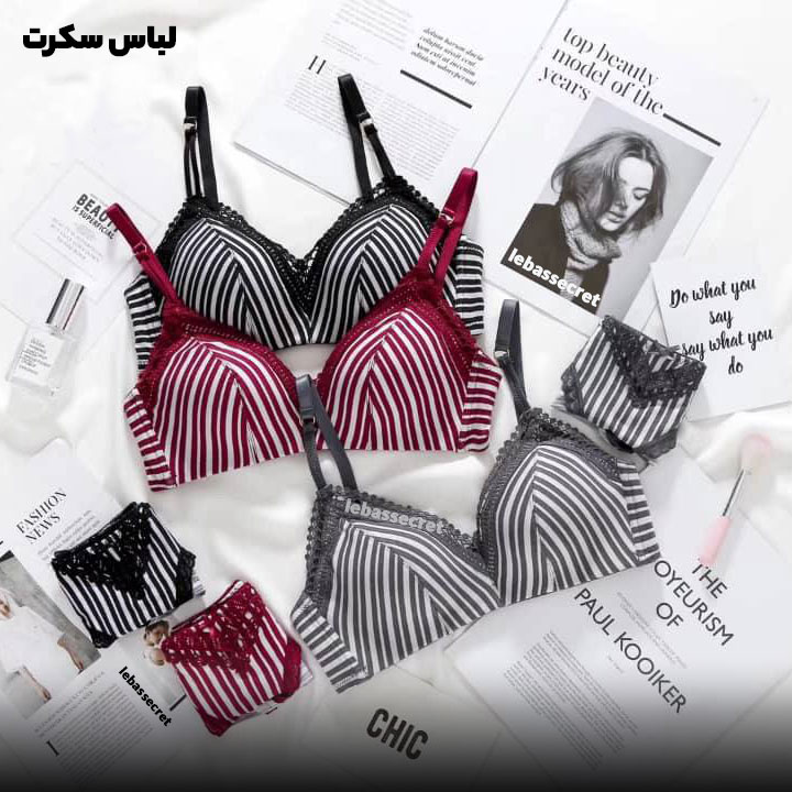 ست شورت سوتین نخی اسفنجی8927