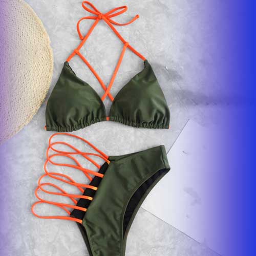 بیکینی چیست!؟ انواع لباس بیکینی را بشناسید 31 لباس زیر بیکینی مدل Multi String Bikini