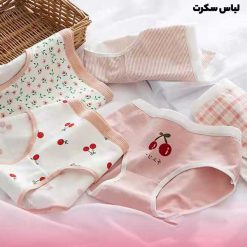 شورت نخی زنانه طرحدار B69