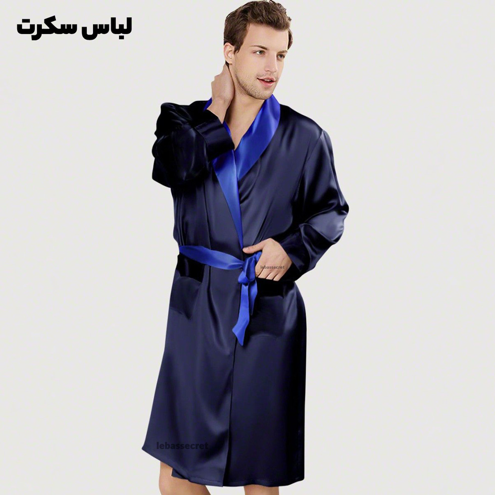 روبدوشامبر ساتن ابریشم مردانه 915