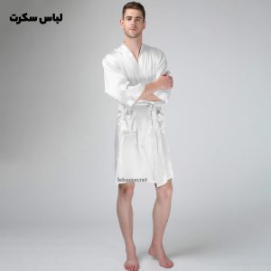روبدوشامبر مردانه ساتن ابریشم Victoria929