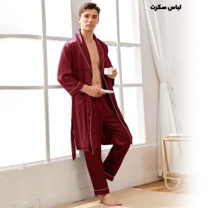 ست ربدوشامبر و شلوار مردانه lux982