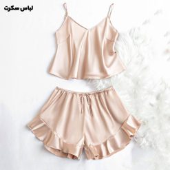 تاپ و شلوارک ابریشمی 619