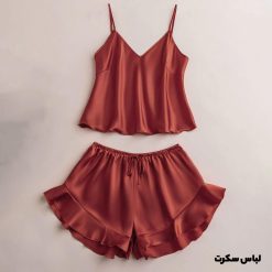 تاپ و شلوارک ابریشمی 619