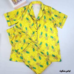 پیراهن آستین کوتاه و شلوار زنانه 2254