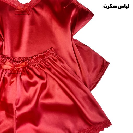 لباس خواب زنانه شیک 1123، دارای رنگ قرمز