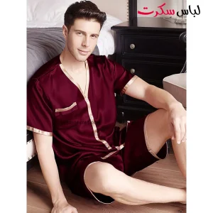 لباس خواب مردانه ساتن ابریشم lebassecret959