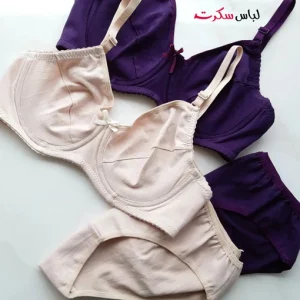 ست شورت و سوتین تمام نخ فنر دار ls1077