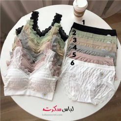 ست نیم تنه و شورت فانتزی بابونه ls456