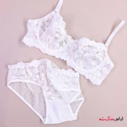 ست شورت سوتین فنردار توری ls9111