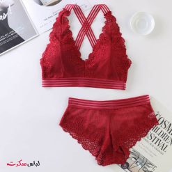 ست نیم تنه شورت گیپور فانتزی ls1013