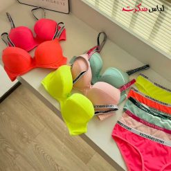 ست شورت و سوتین نخی فنر دار ls167