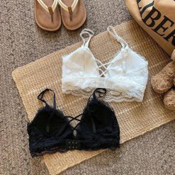 نیم تنه توری فانتزی قزن دار ls7999