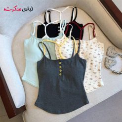 کراپ تاپ دکمه دار ls1058