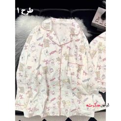 بلوز و شلوار راحتی زنانه عروسکی ls27270