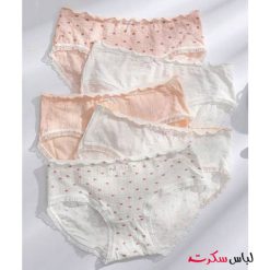 شورت نخی فانتزی وارداتی پک 2 عددی ls20270